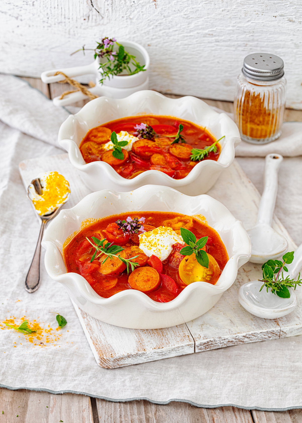 Currywurst-Suppe