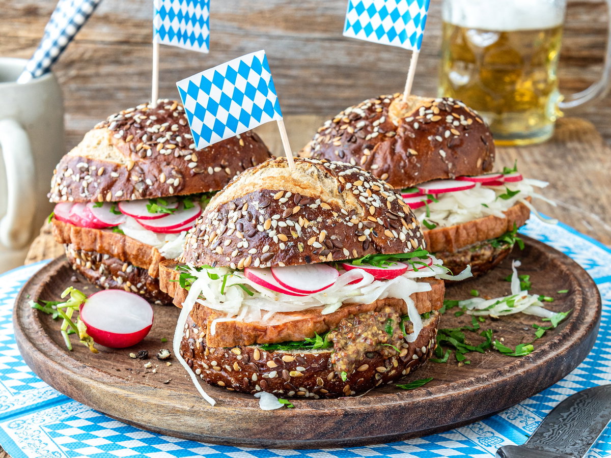 Leberkäs-Burger