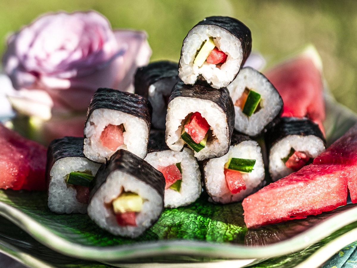 Maki mit Wassermelone