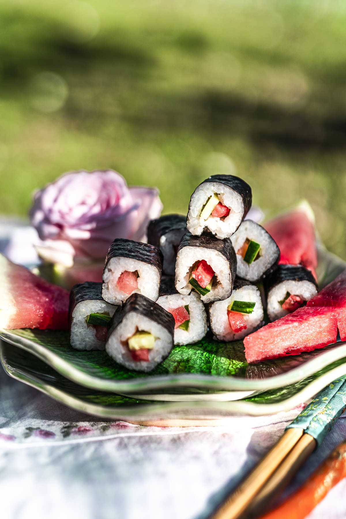 Maki mit Wassermelone