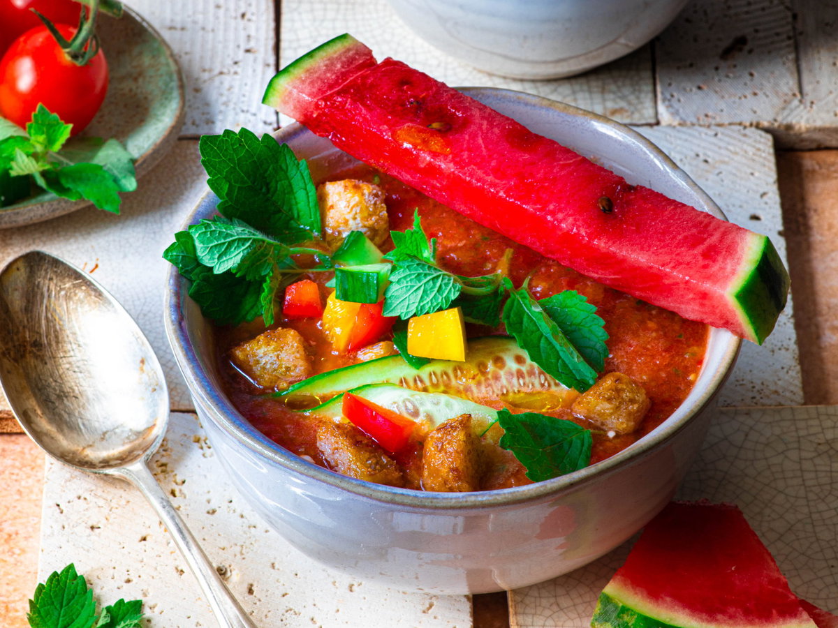 Melonen-Gazpacho