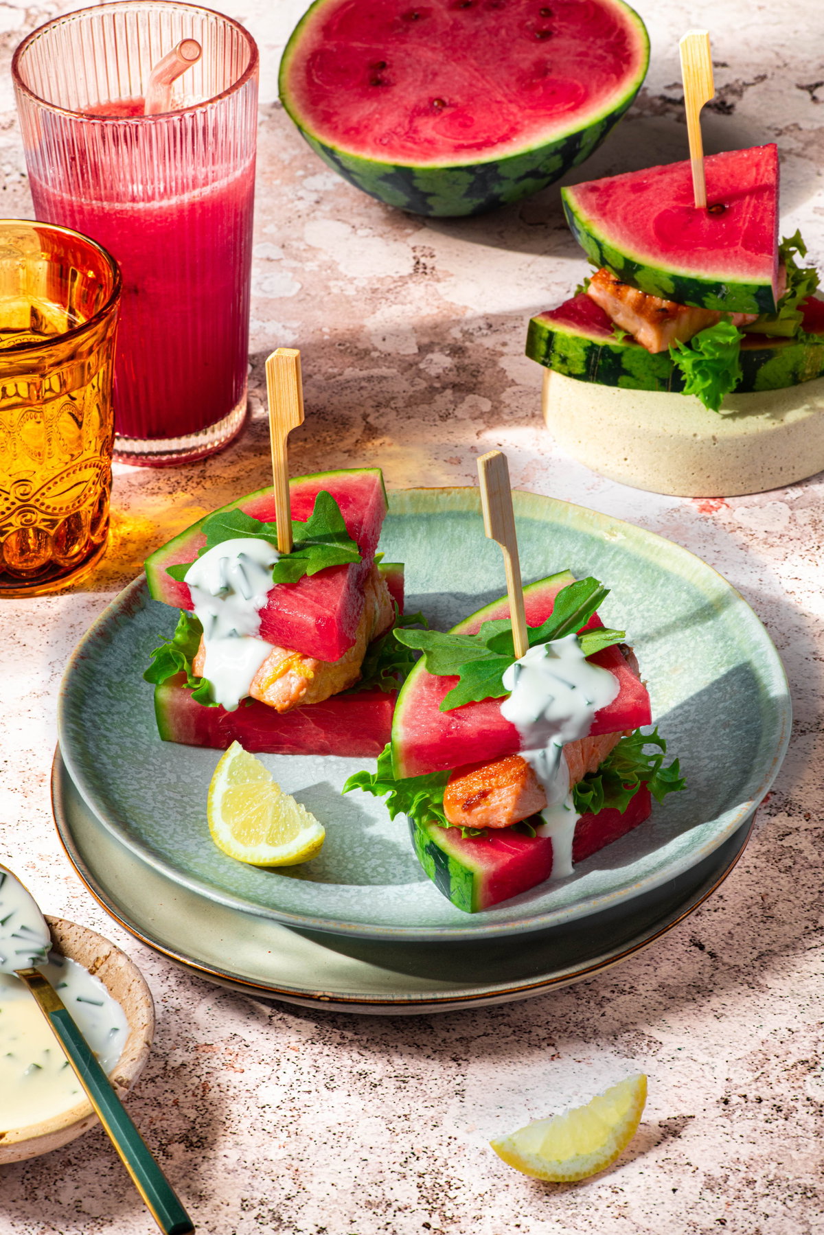 Wassermelonen-Burger
