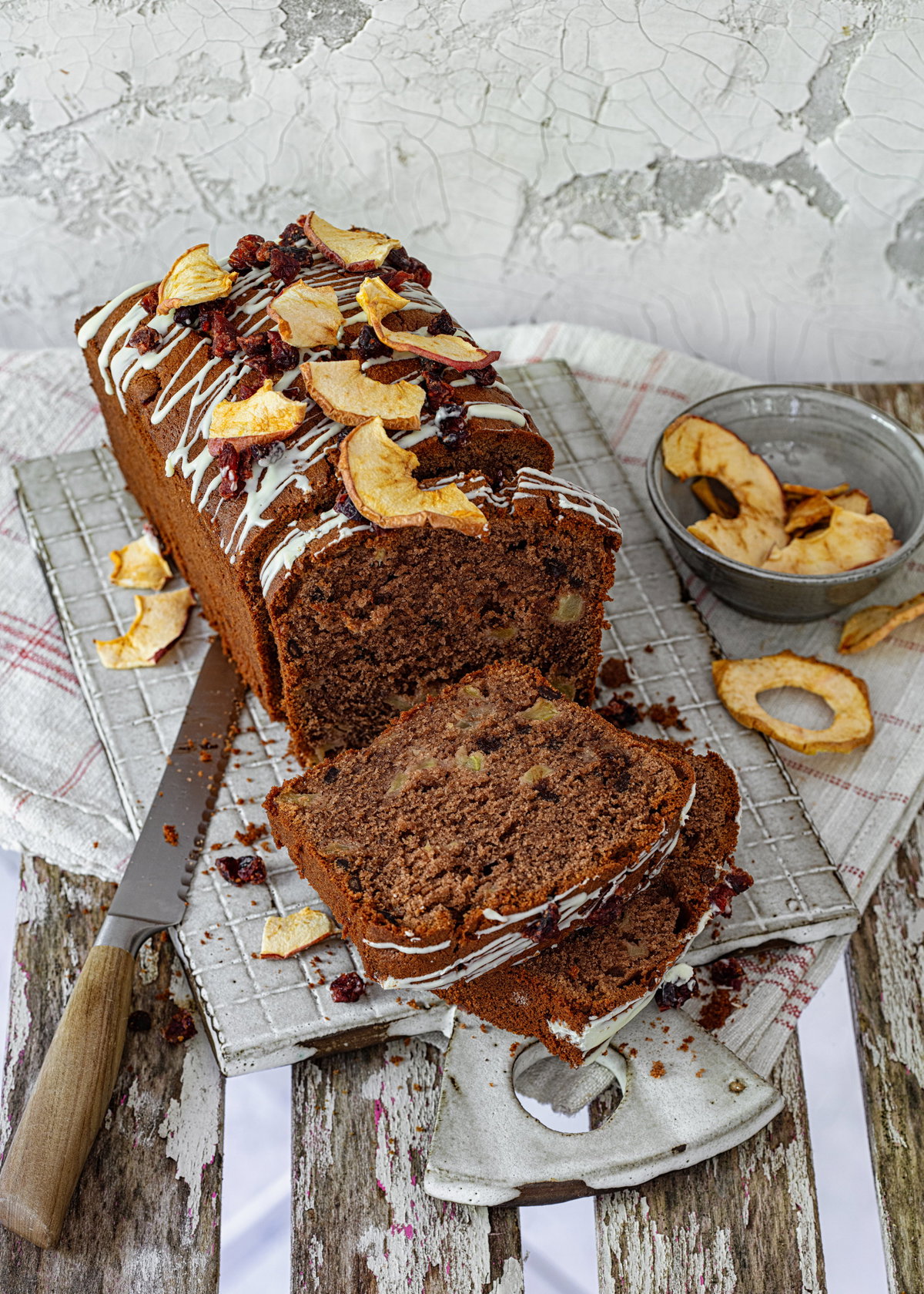 Apfel-Schokokuchen
