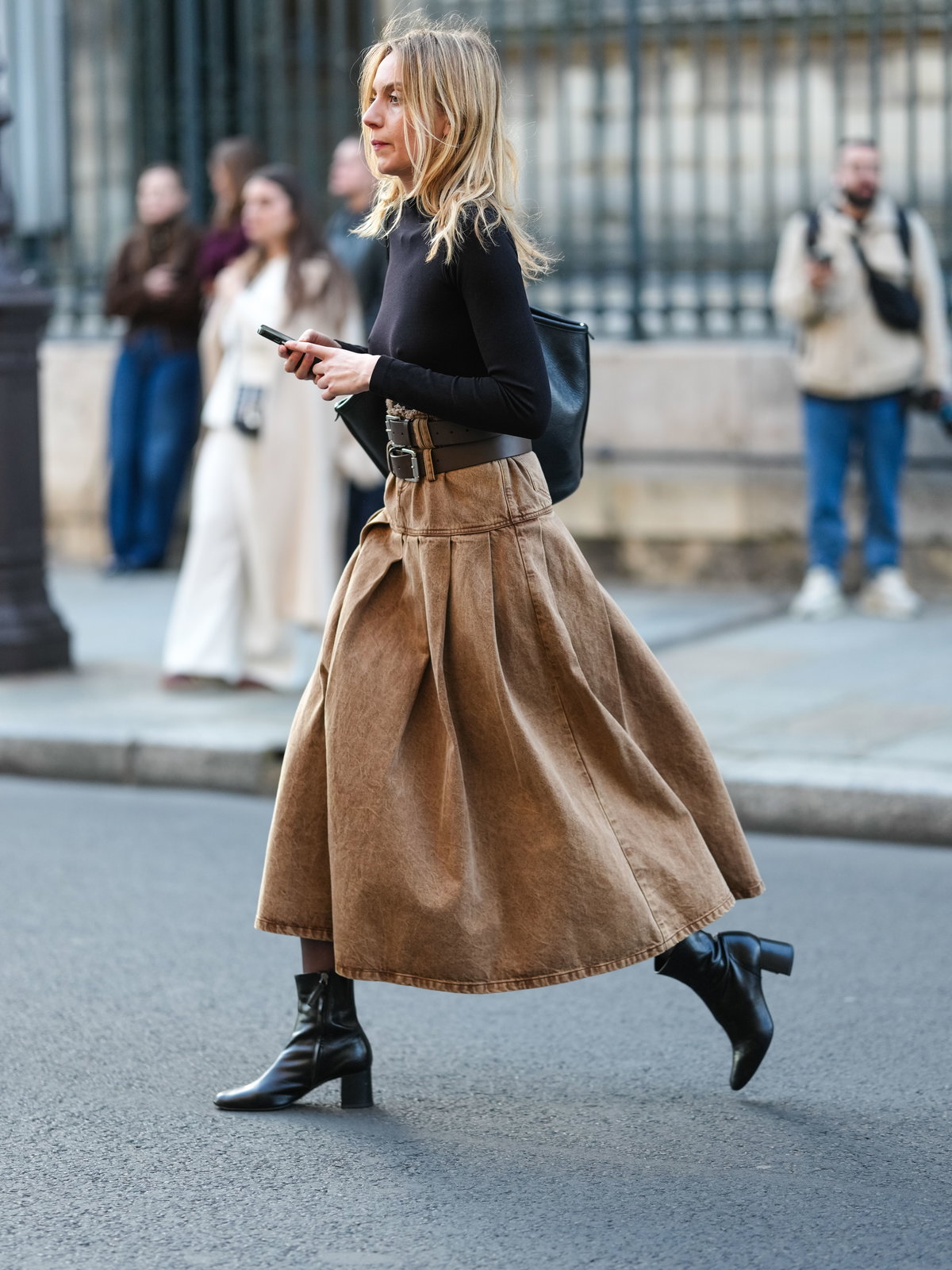 Leder-Boots knöchelhoch Streetstyle