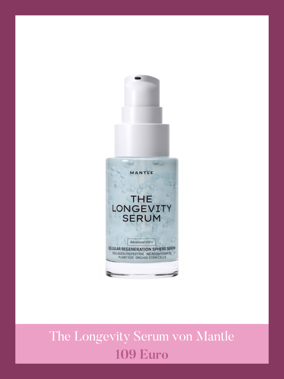 Mantle Skin Erfahrungen - The Longevity Serum von Mantle