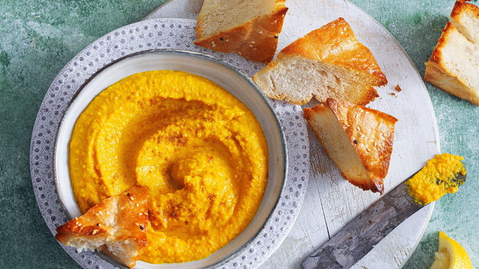 Kürbis-Hummus: Unser Rezept für den Klassiker mal anders – perfekt für den Herbst!
