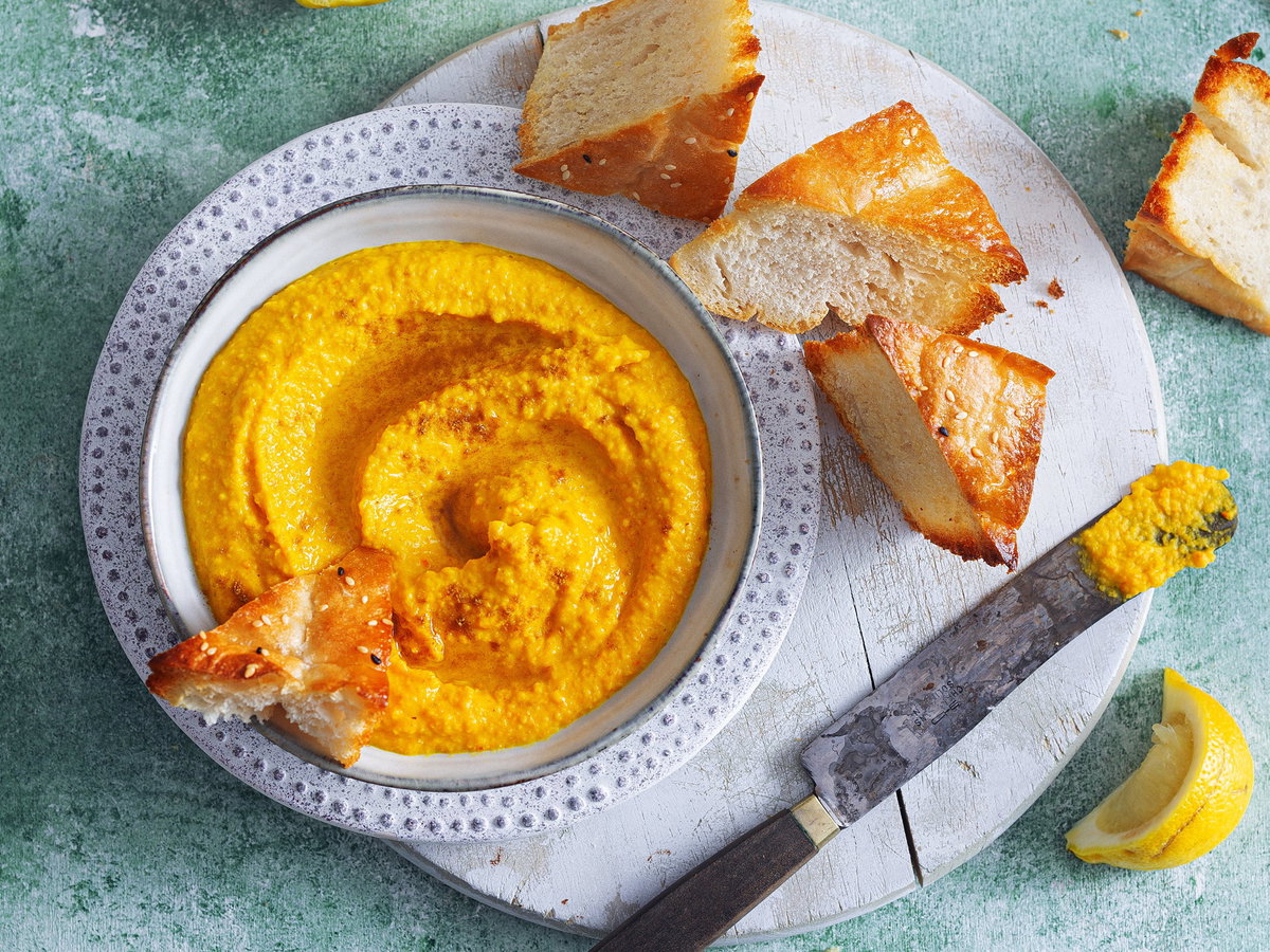 Kürbis-Hummus