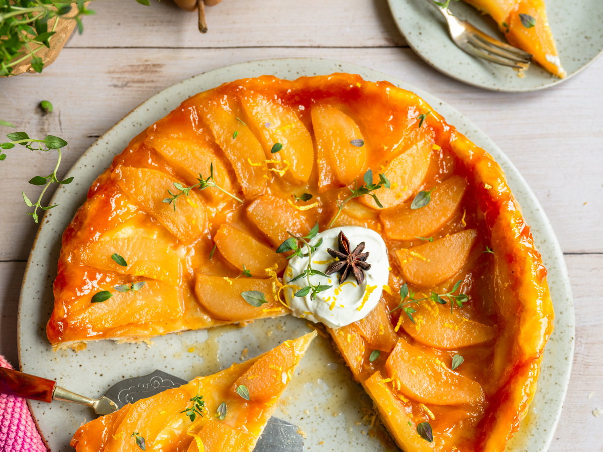 Birnen-Tarte-Tatin