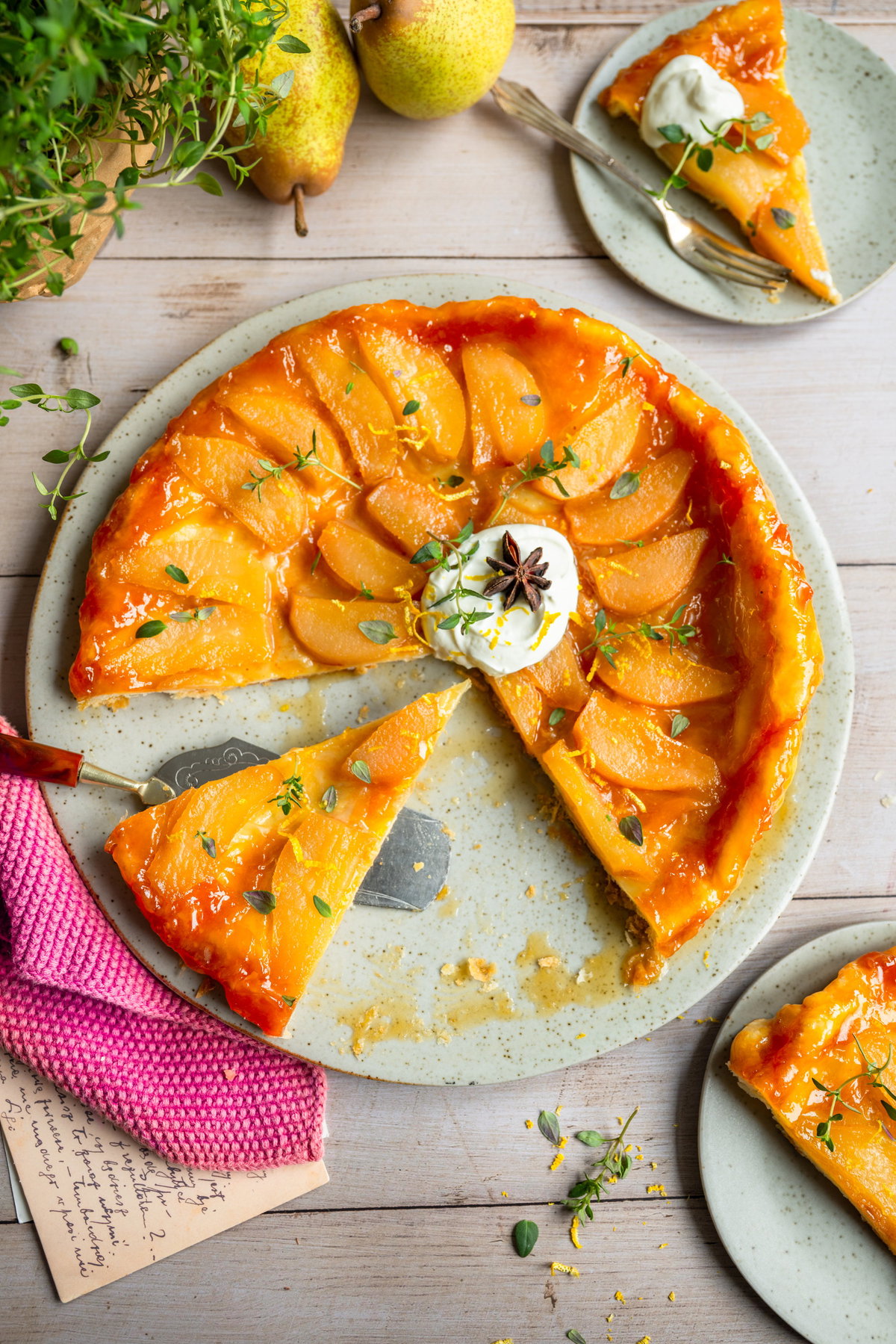 Birnen-Tarte-Tatin