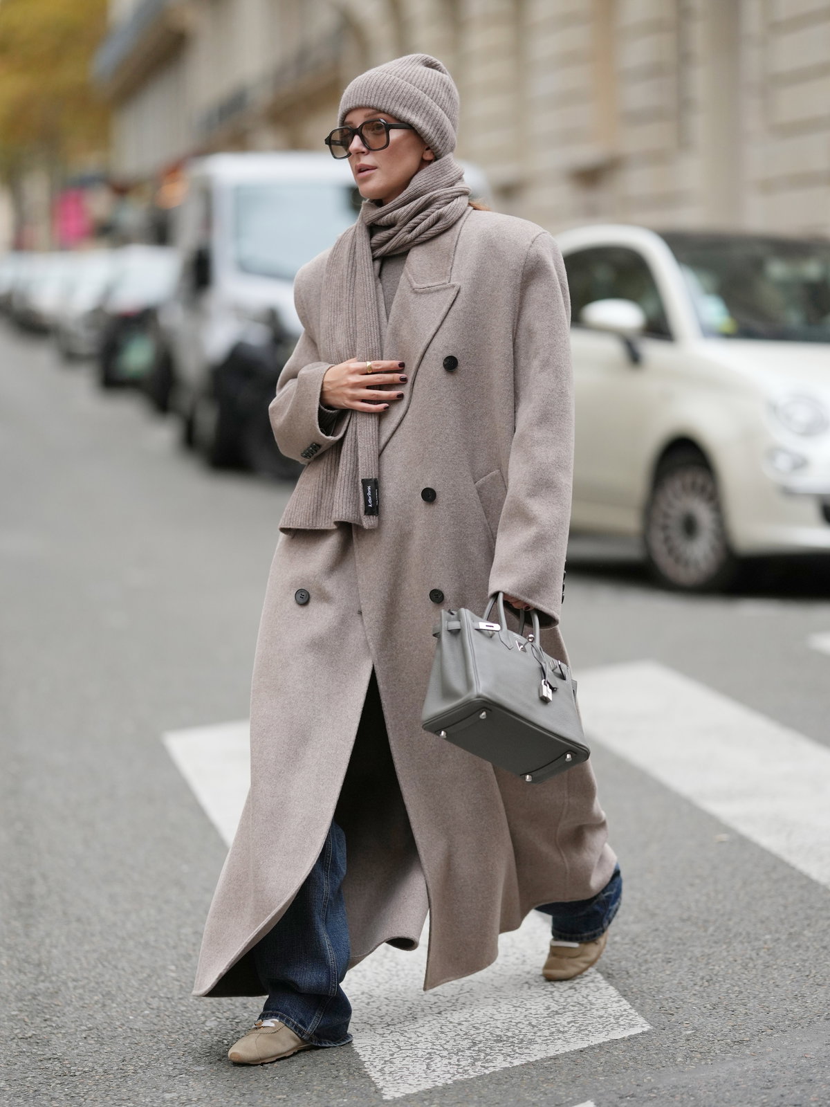 Bodenlanger Mantel Streetstyle
