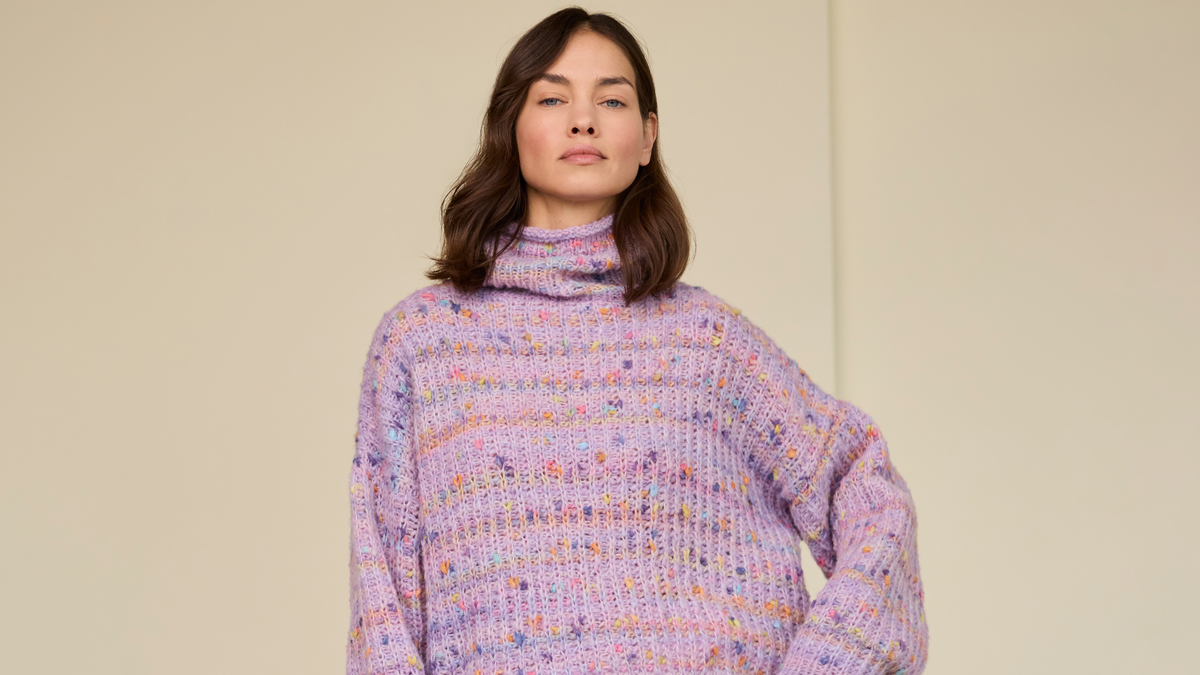 Farbenfroher Funfetti-Pullover von Lana Grossa kostenlos zum Selberstricken 