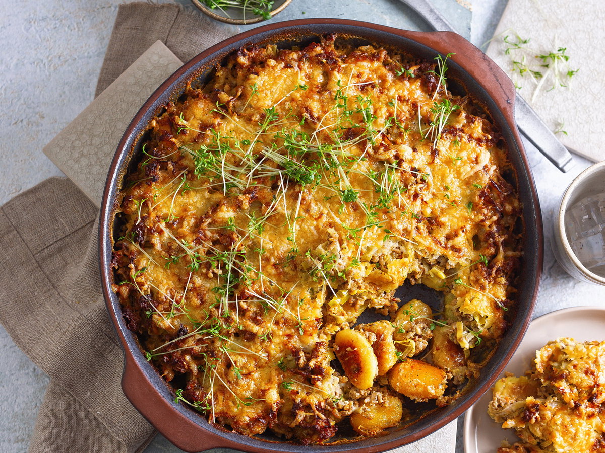 Gnocchi-Gratin mit Hackfleisch