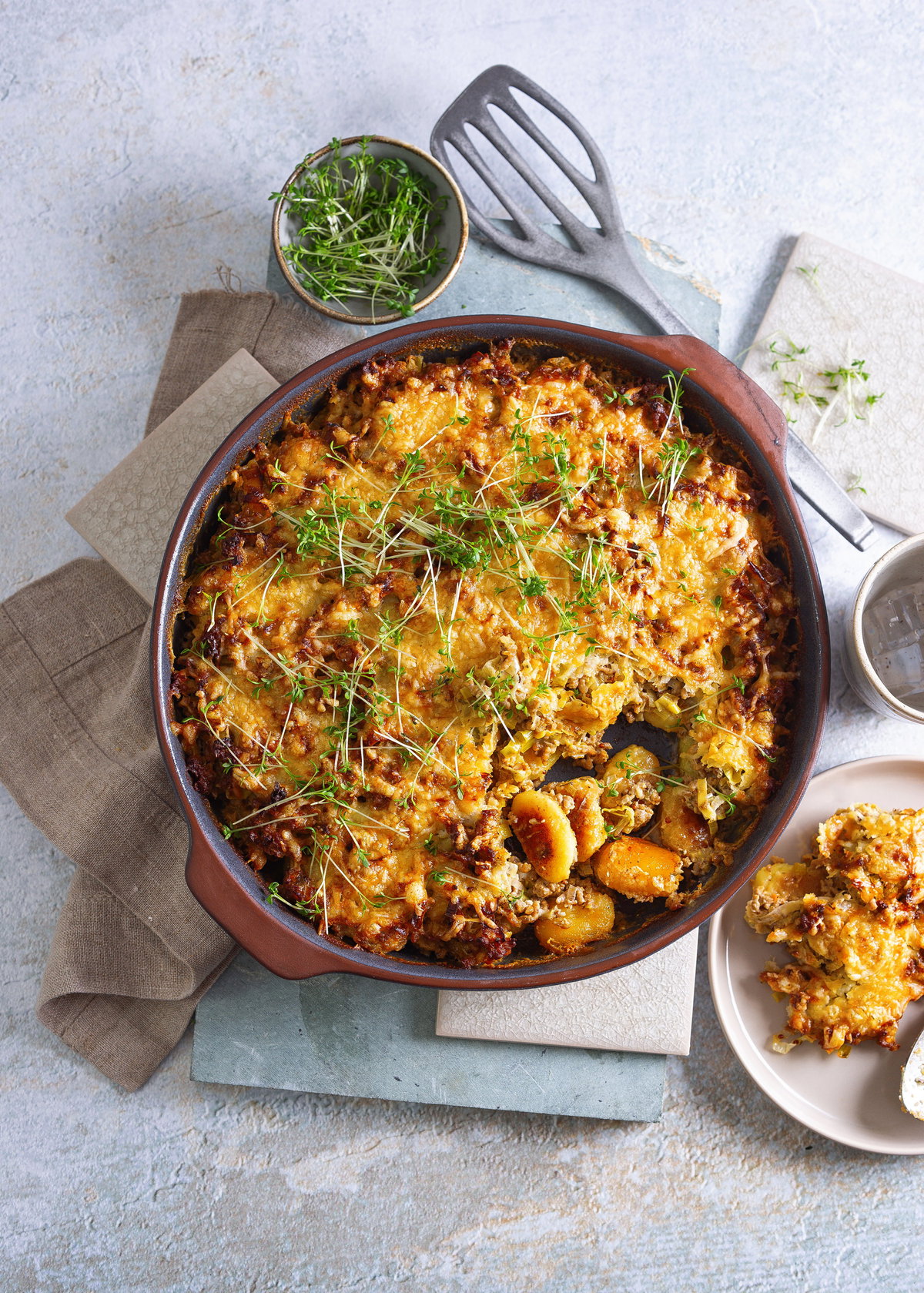 Gnocchi-Gratin mit Hackfleisch