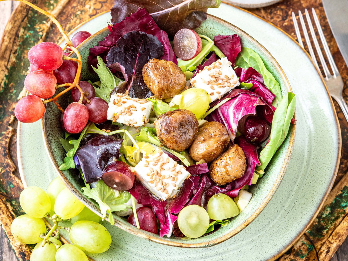 Salat mit Maronen