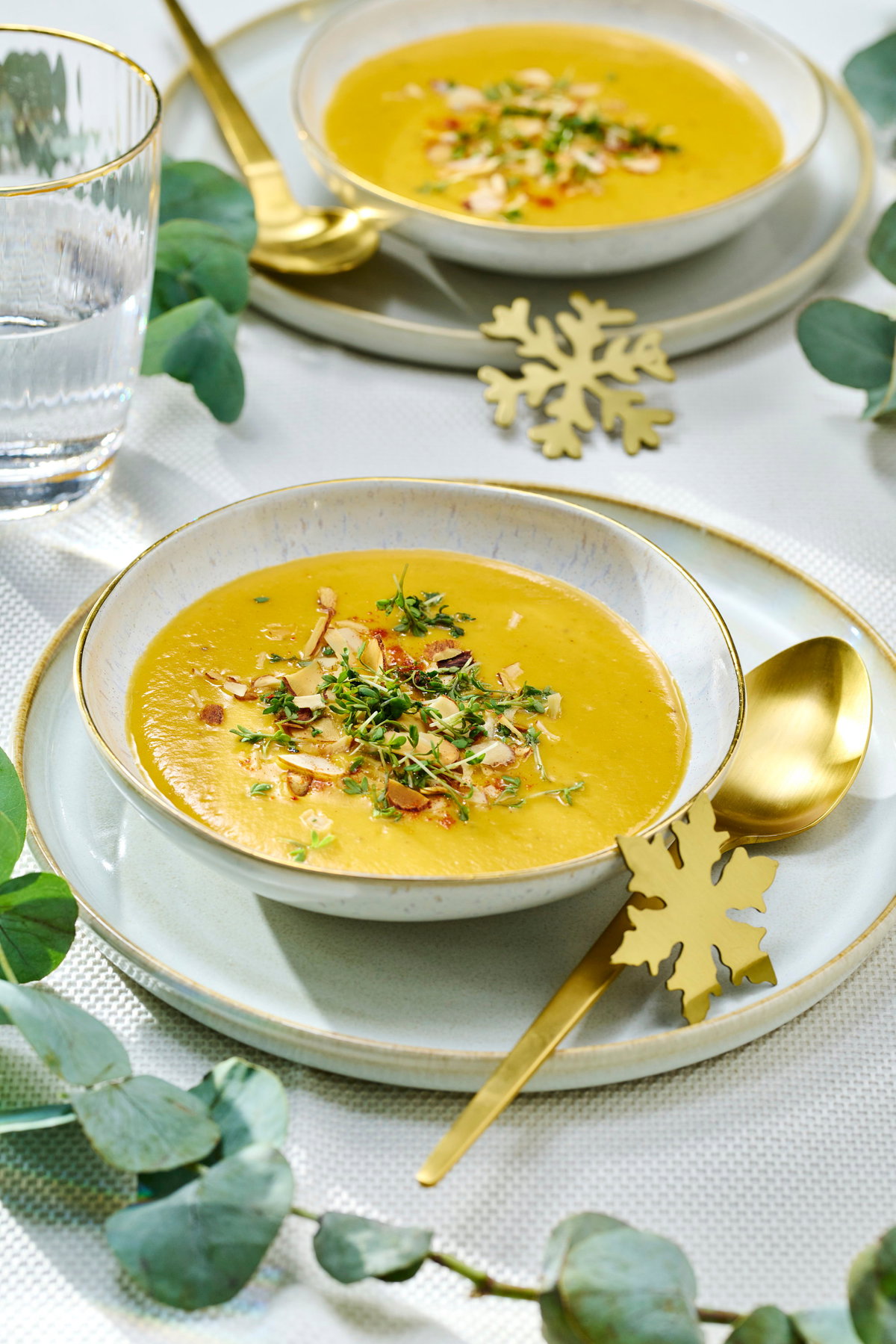 Süßkartoffel-Kresse-Suppe