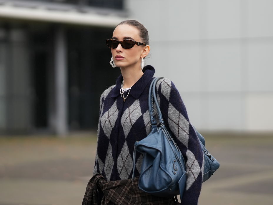 Argyle-Muster Streetstyle