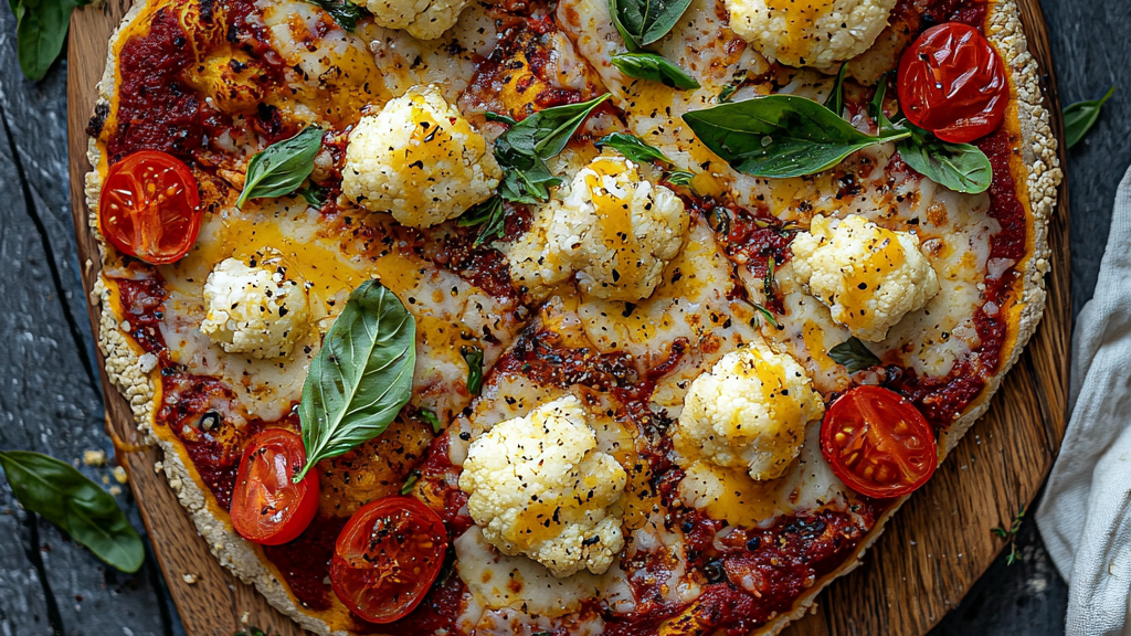 Blumenkohl-Pizza: Leckeres Low Carb-Rezept 