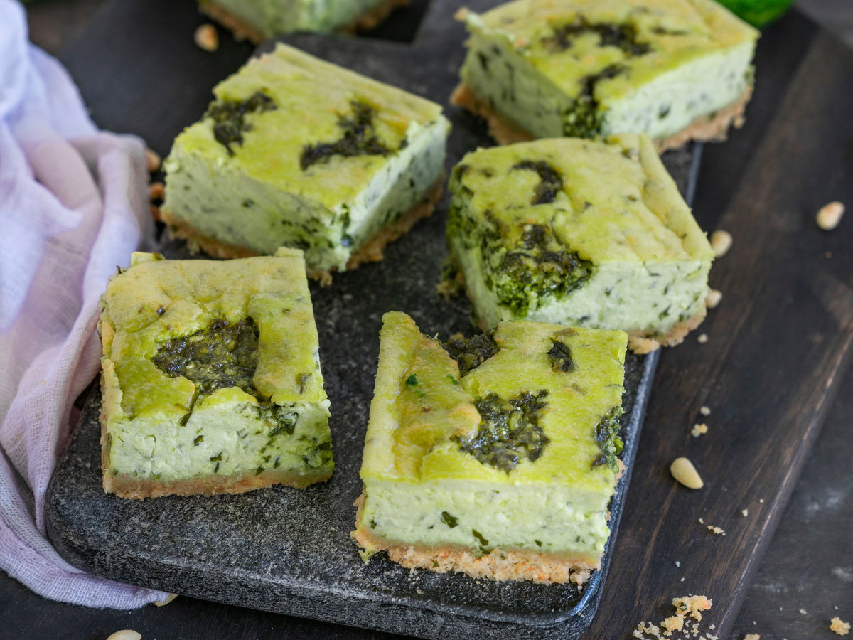 Cheesecake-Würfel