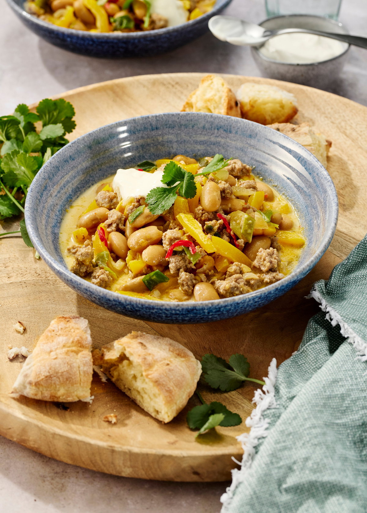 Chili con carne bianco