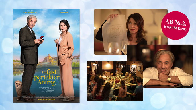 5 x 2 Tickets zum Kinostart von EIN FAST PERFEKTER ANTRAG zu gewinnen!