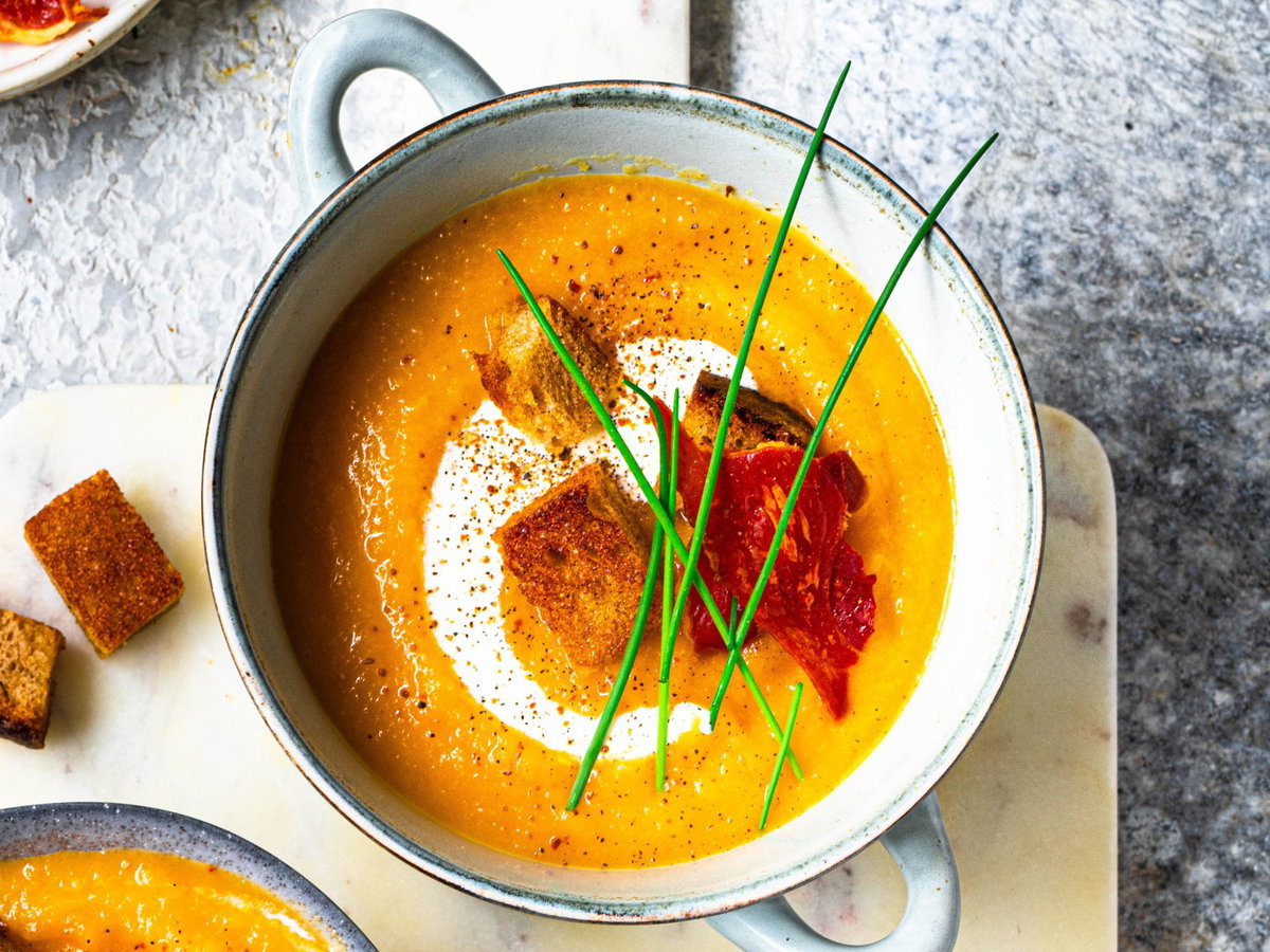 Steckrüben-Möhren-Suppe