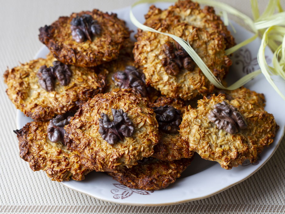 Walnussplätzchen mit Schnittlauch