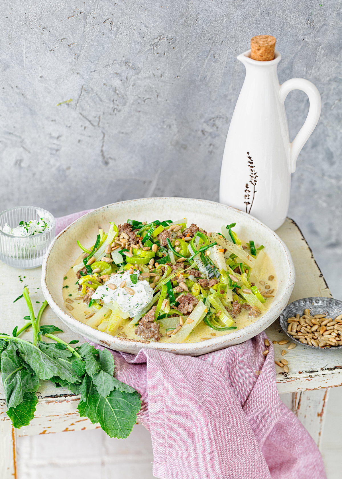 Gemüse-Hackfleisch-Pfanne