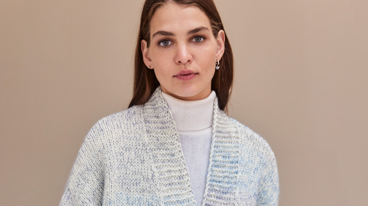 Vom Garn zur Jacke: Herrlich weiche Hygge-Strickjacke aus Merino und Mohair von Lana Grossa