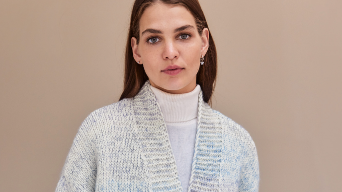 Vom Garn zur Jacke: Herrlich weiche Hygge-Strickjacke aus Merino und Mohair von Lana Grossa