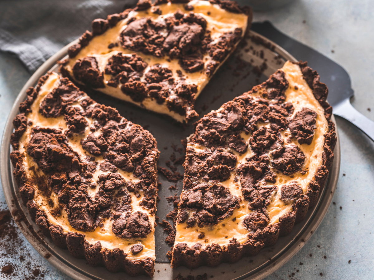 Veganer Karamell-Zupfkuchen