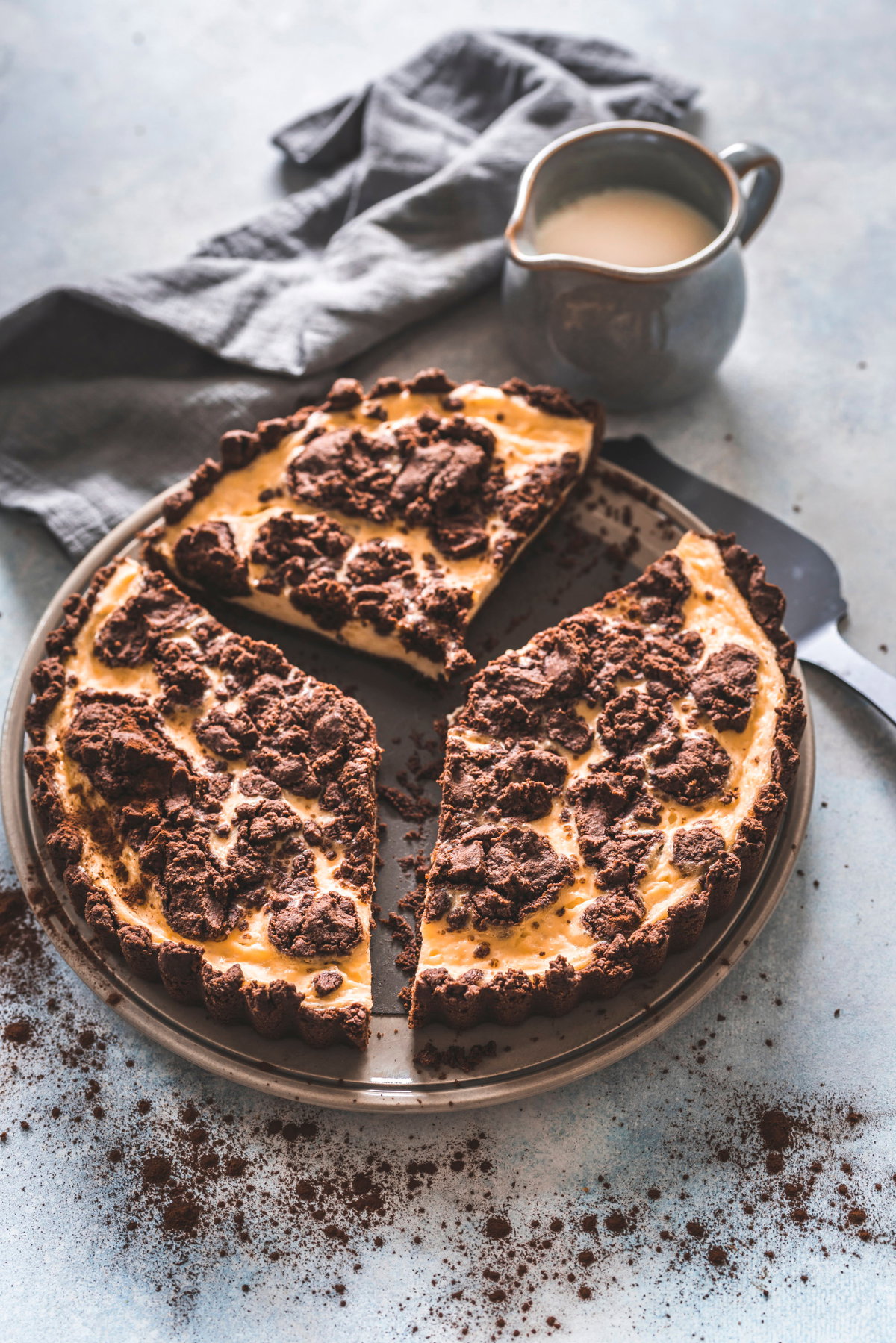Veganer Karamell-Zupfkuchen
