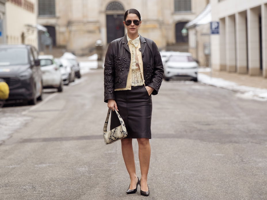 Bleistiftrock Streetstyle