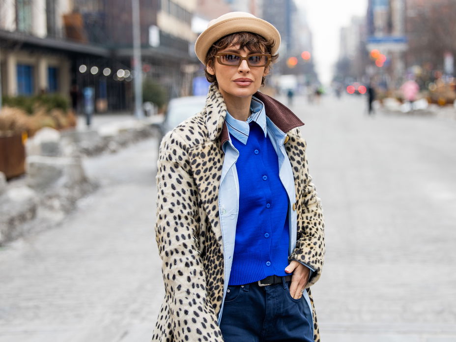 Ceruleanblau Streetstyle