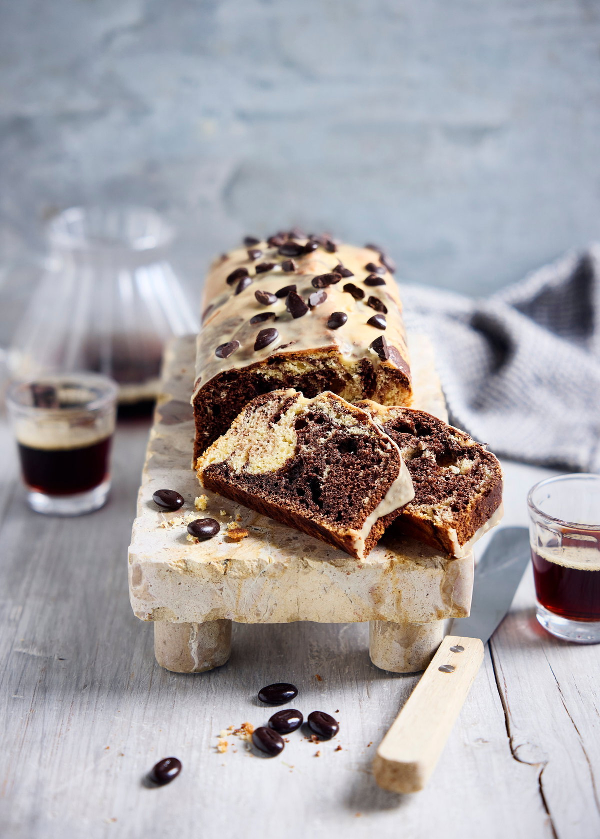Espresso-Marmorkuchen