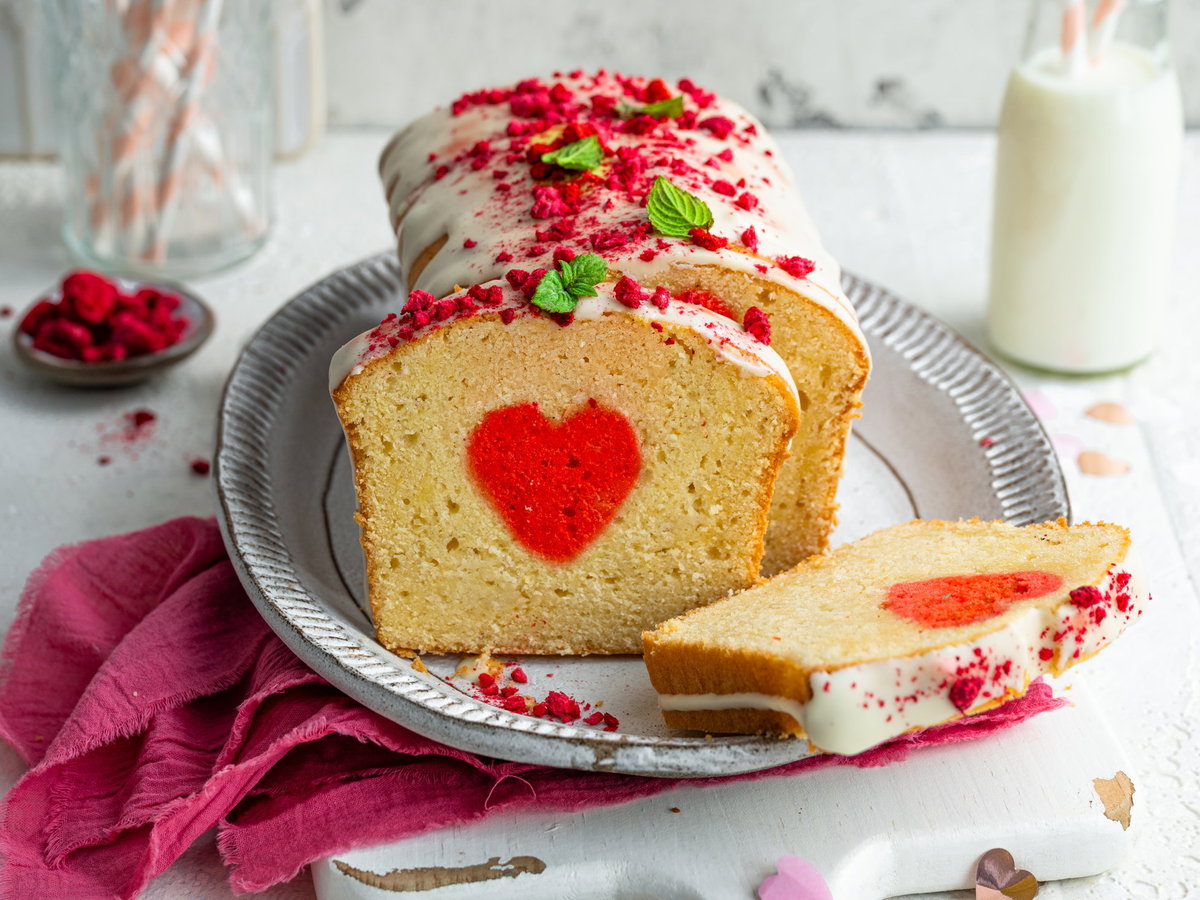 Kuchen mit Herz