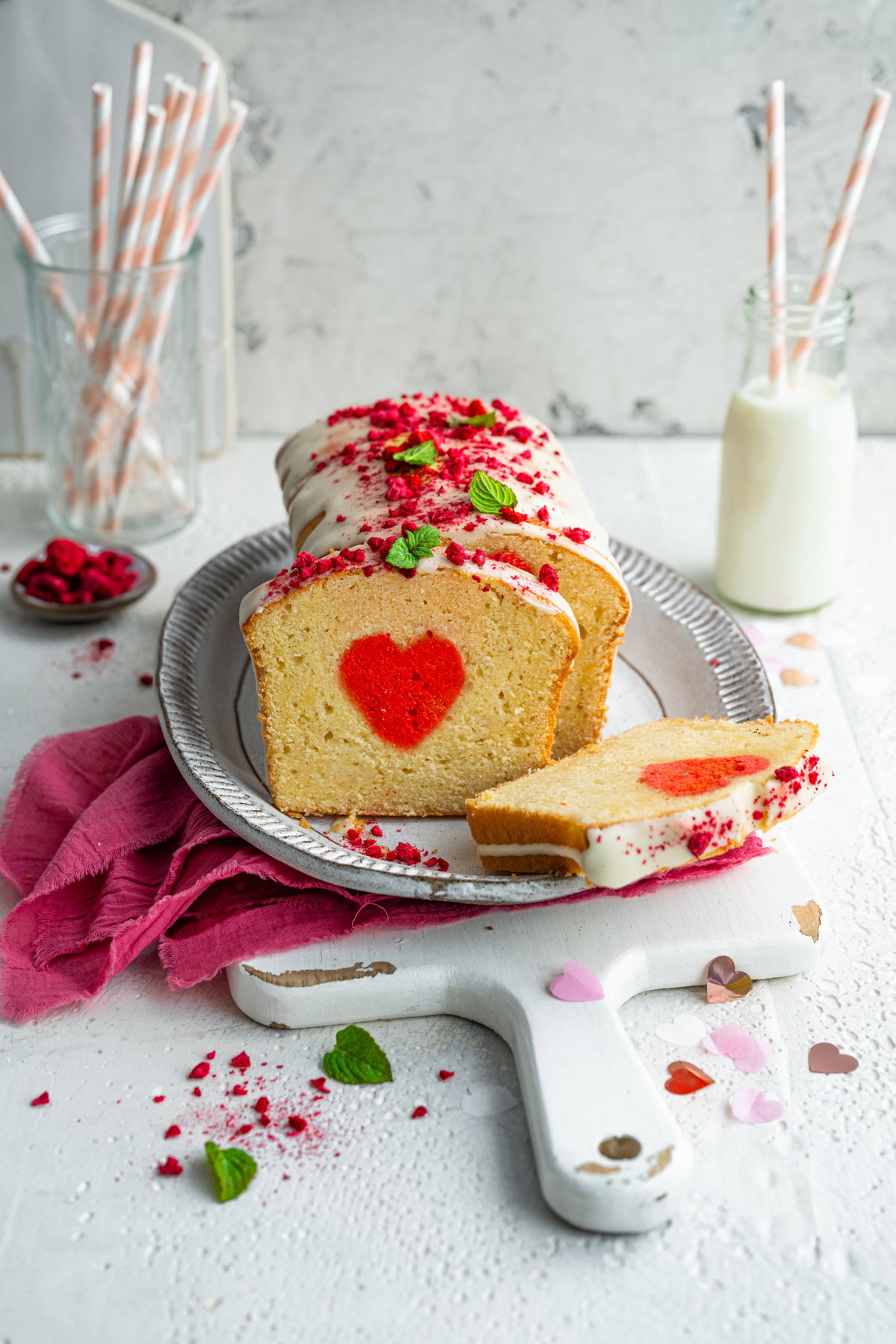Kuchen mit Herz