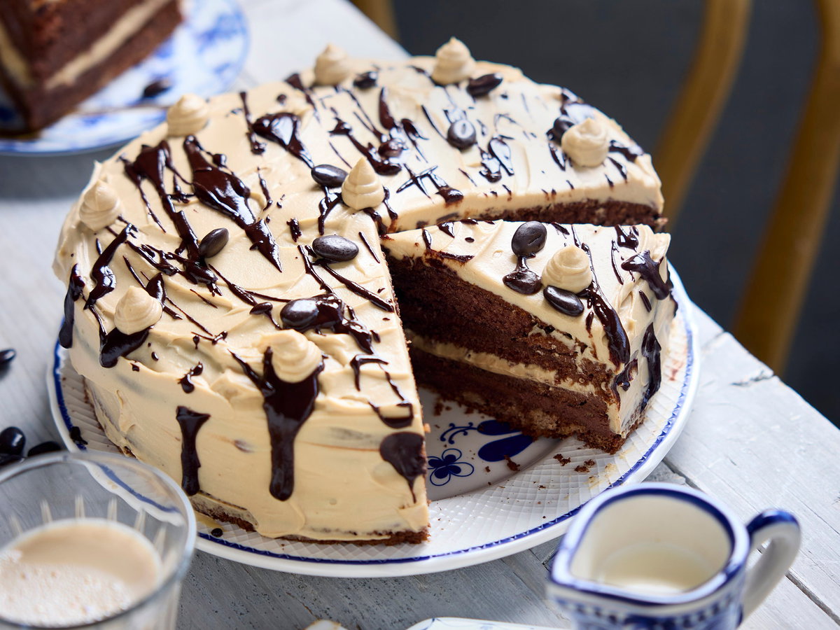 Mokka-Dripping-Torte
