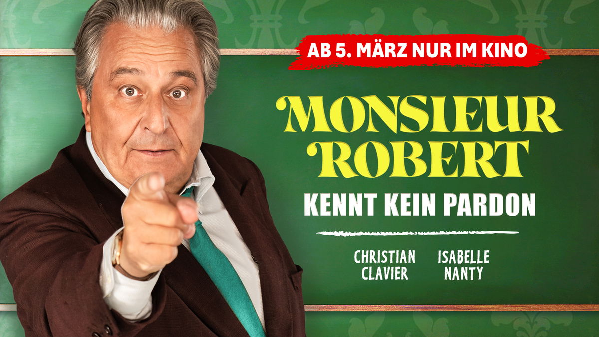 5 x 2 Tickets zum Kinostart von MONSIEUR ROBERT KENNT KEIN PARDON zu gewinnen!