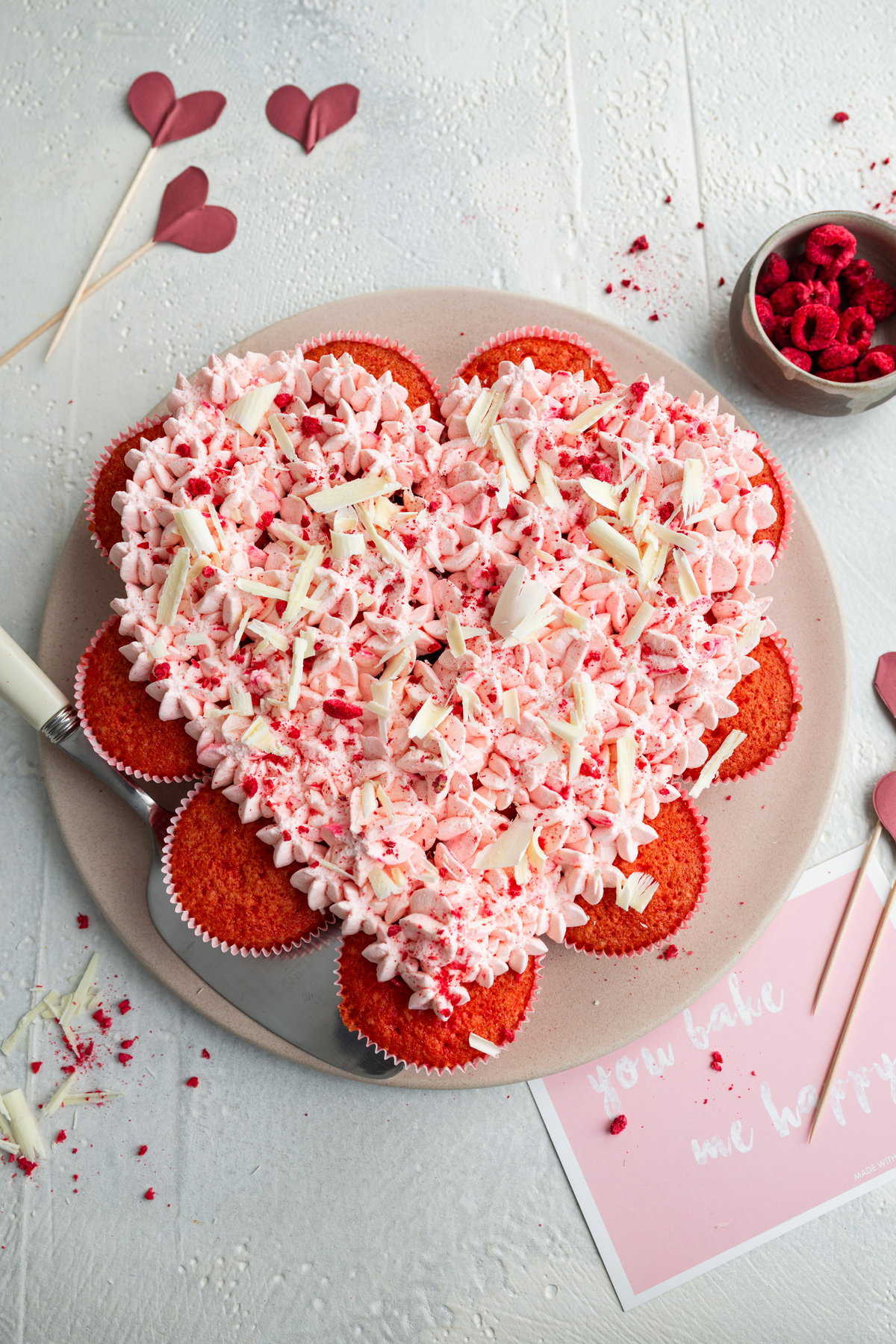 Vanillemuffin-Herz