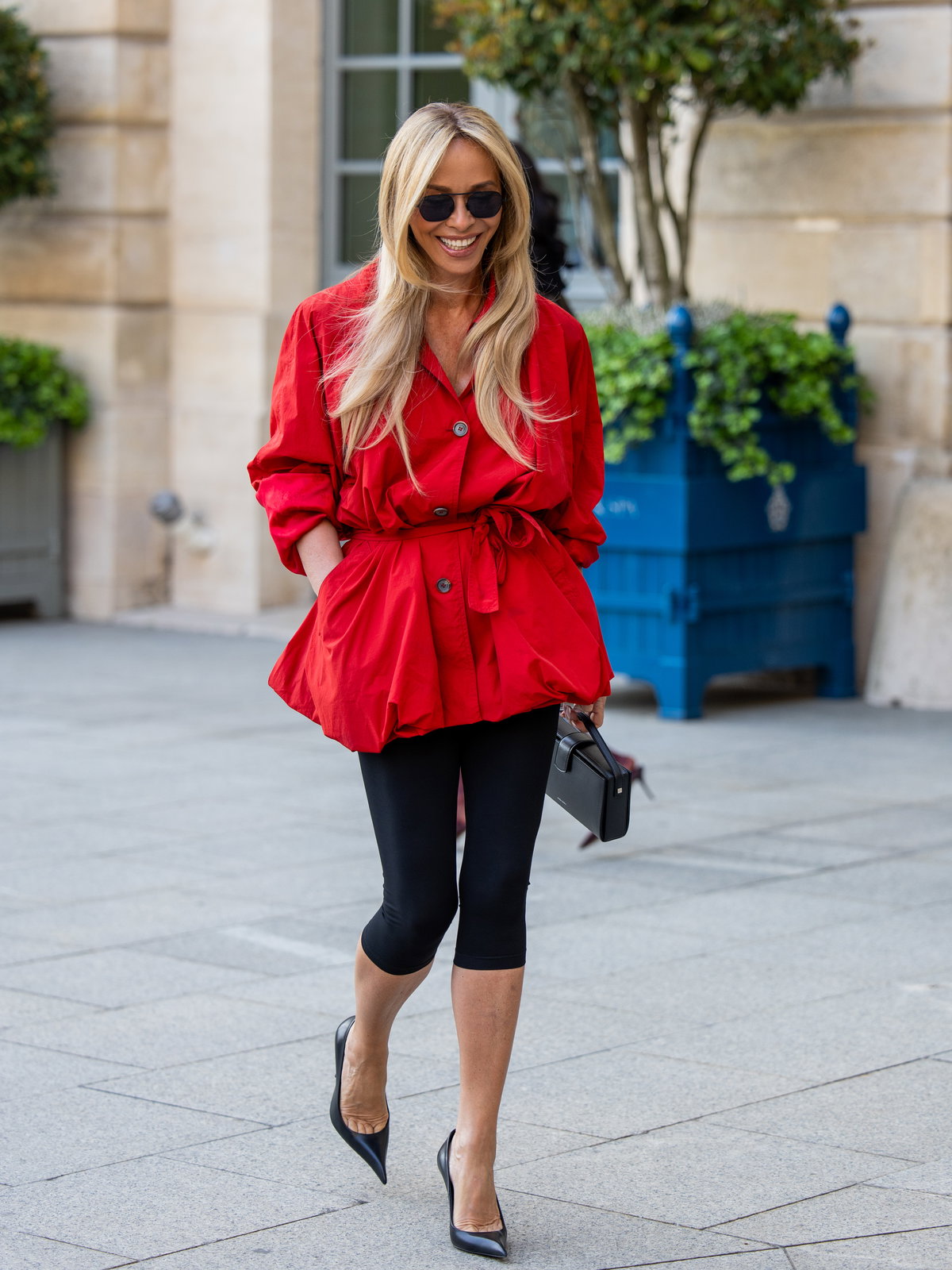 Capri-Hose mit Pumps