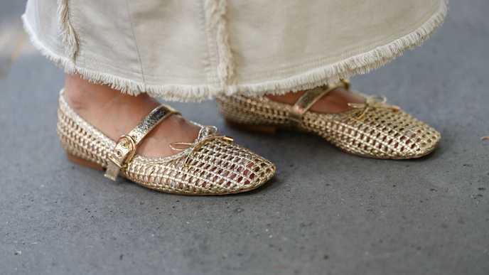 So viel besser als Sandalen: Geflochtene Ballerinas sehen wir im Frühjahr/Sommer 2026 überall