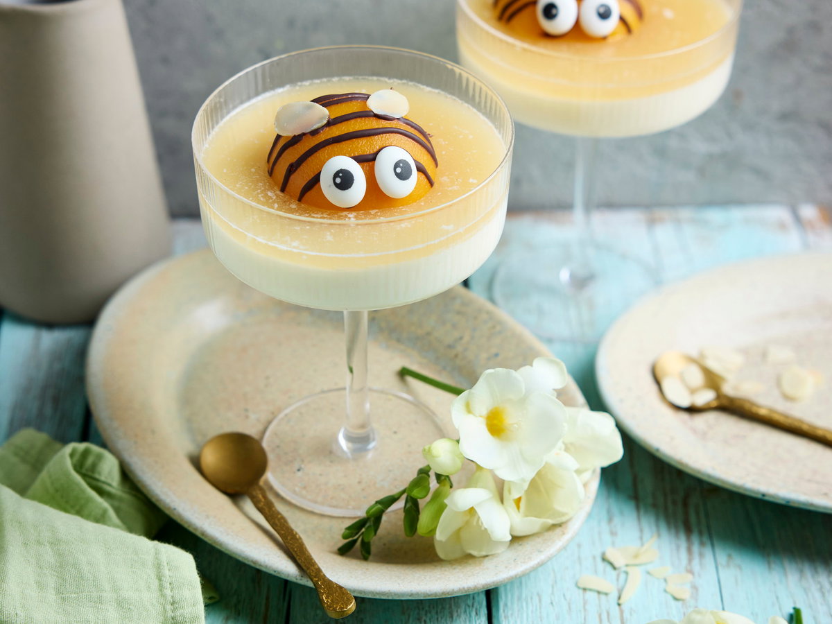 Panna Cotta mit Apfelgelee