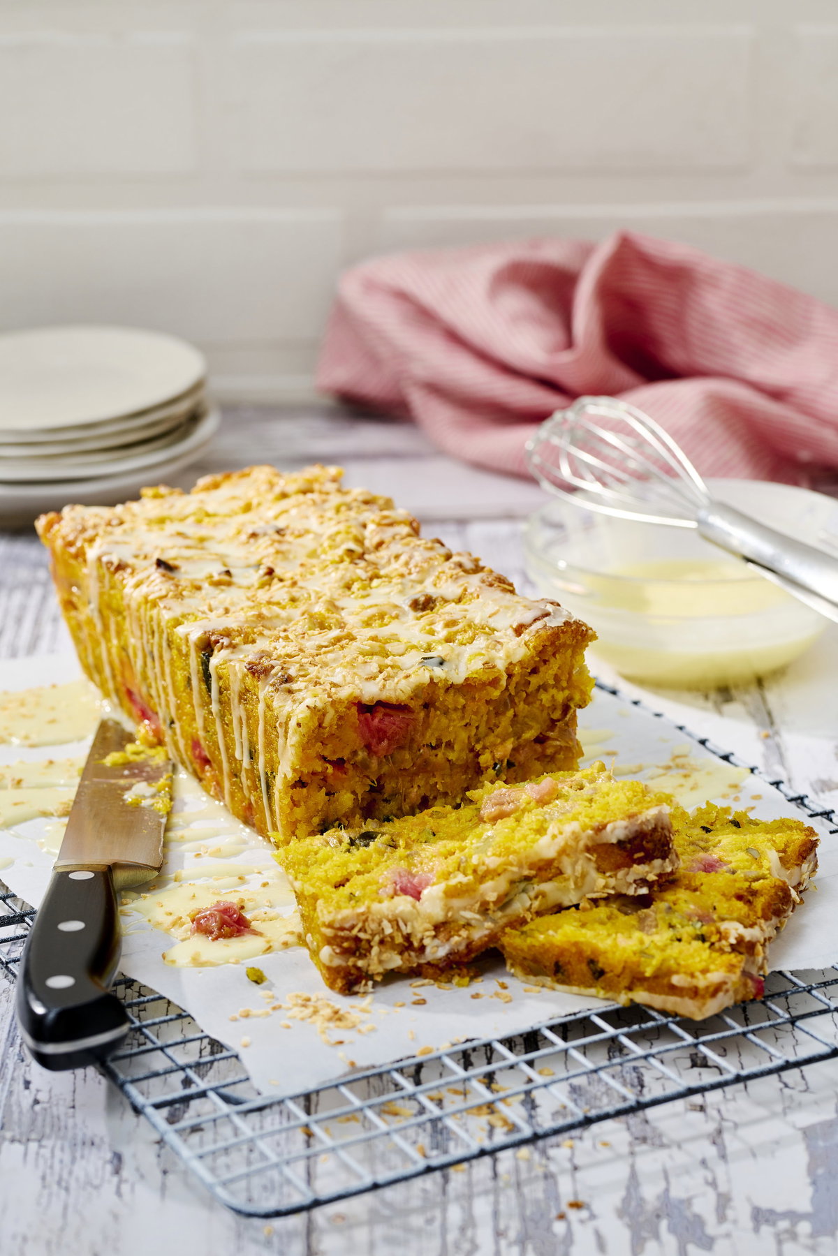 Rhabarber-Möhrenkuchen