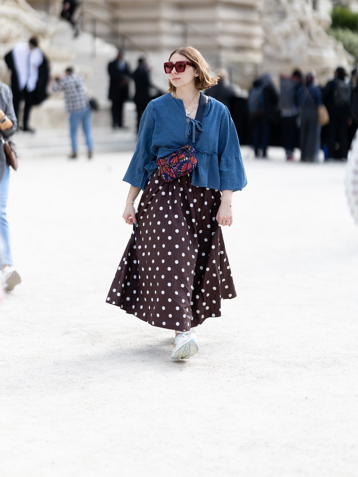Rock mit Polka Dots