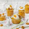 Süßes Möhrenküchlein im Glas mit Frischkäsecreme: Unser Rezept schmeckt der ganzen Familie an Ostern