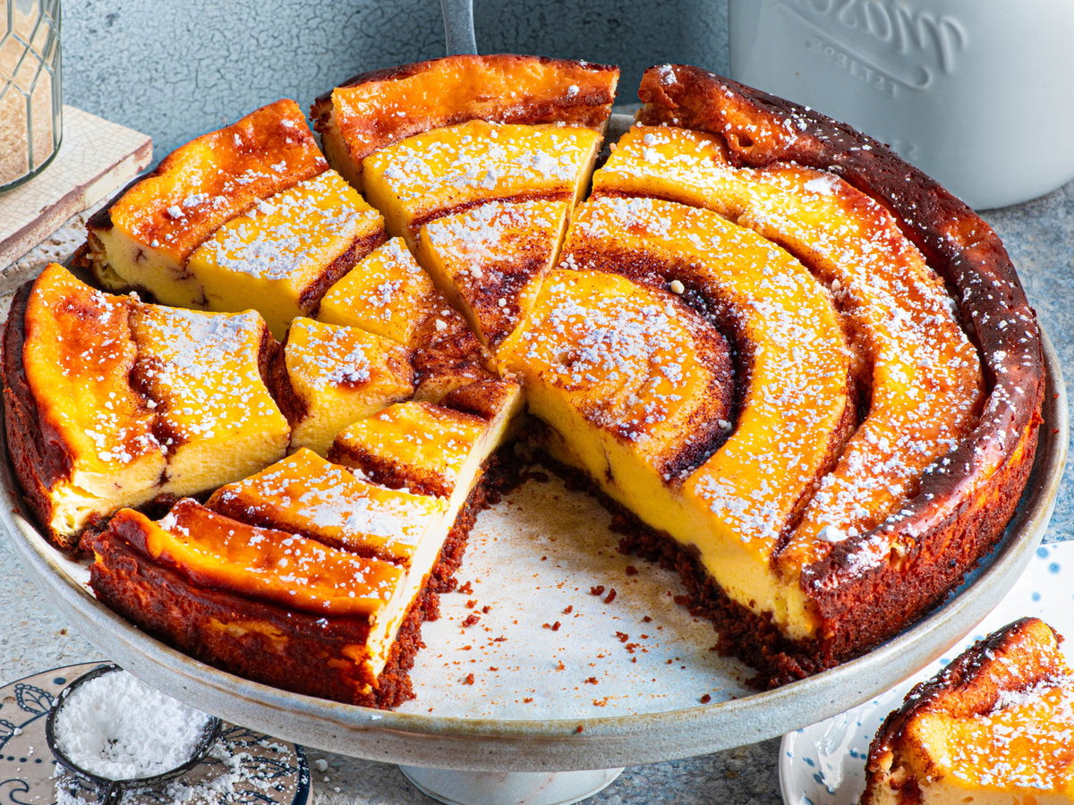 Zimt-Swirl-Cheesecake