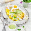 Ofenspargel mit Frankfurter Grüner Sauce: Die aromatische Alternative zum Klassiker aus dem Topf