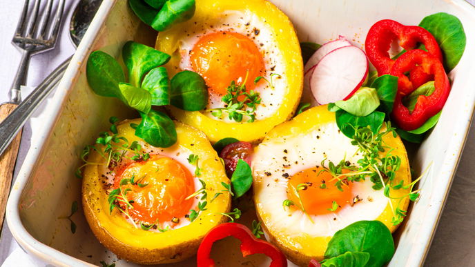Herzhaftes Highlight: Backofen-Eier in der Kartoffel – das perfekte Brunch-Rezept