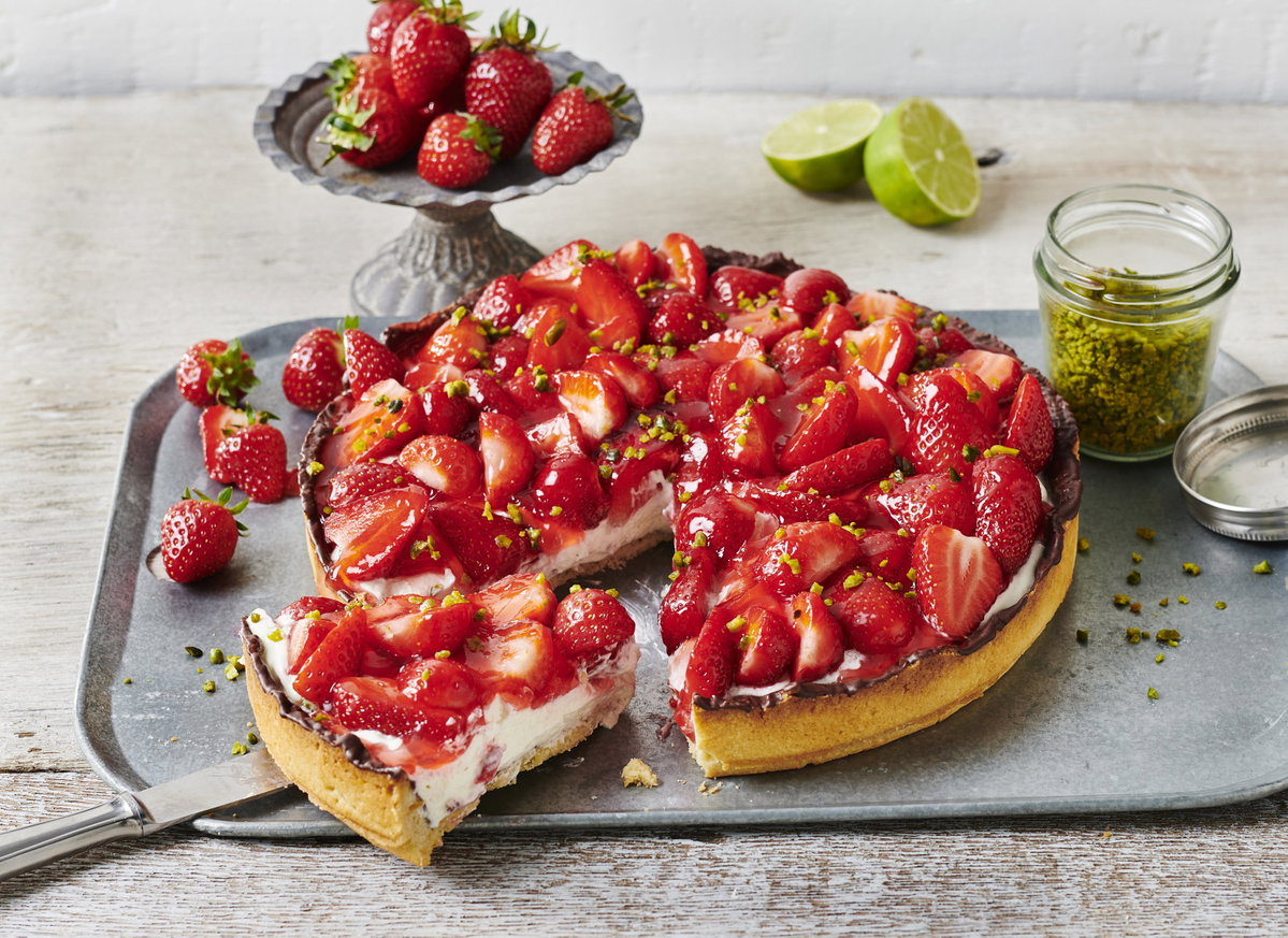 Erdbeer-Schmand-Torte