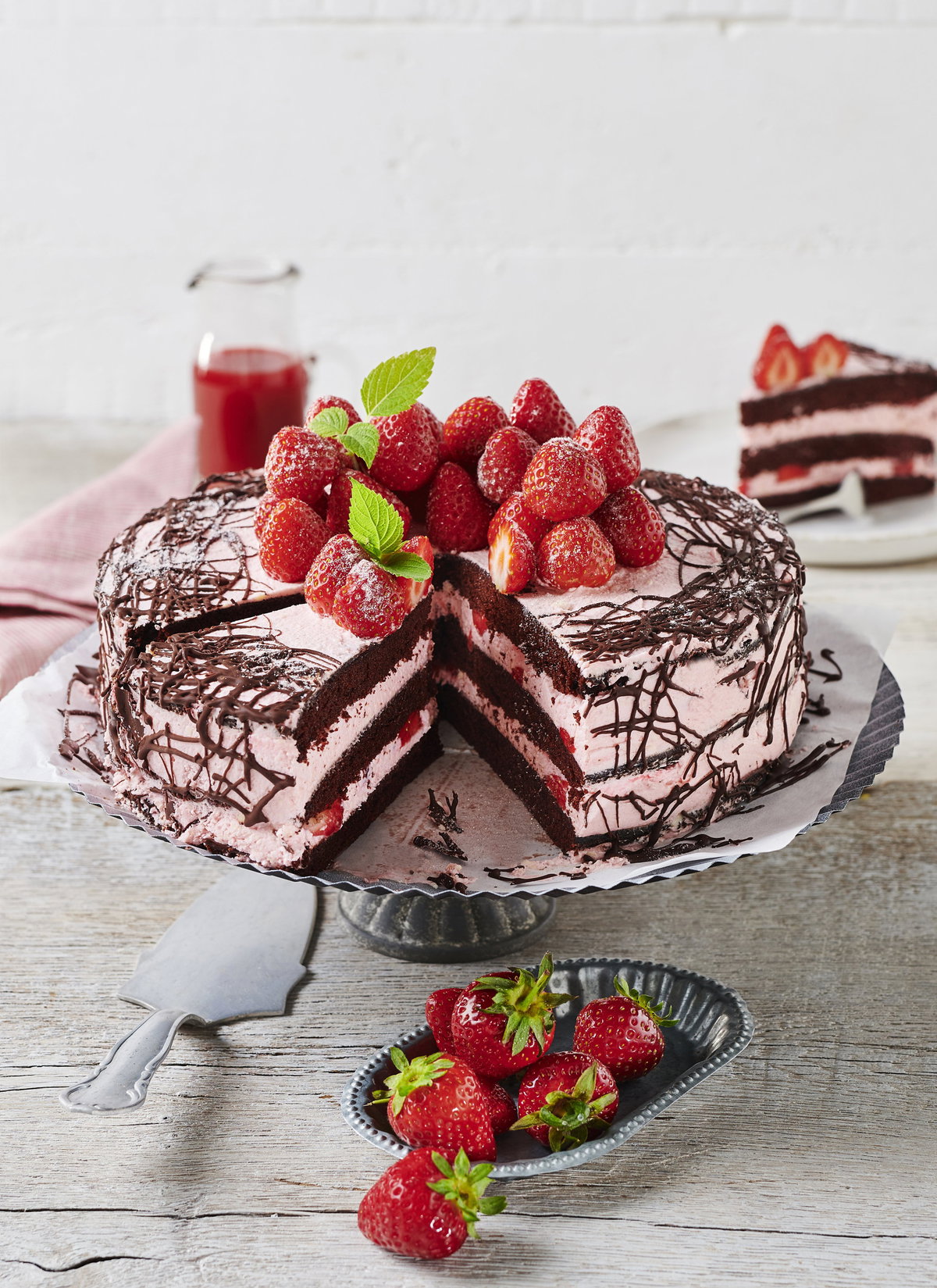 Erdbeer-Schoko-Torte